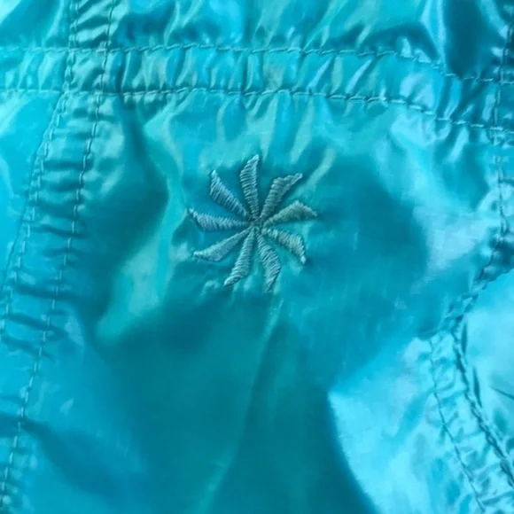 ATHLETA Blue Hooded Lightweight Windbreaker sz S - Picture 5 of 9